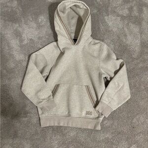 UGG Cream and Tan Stitch Hoodie
